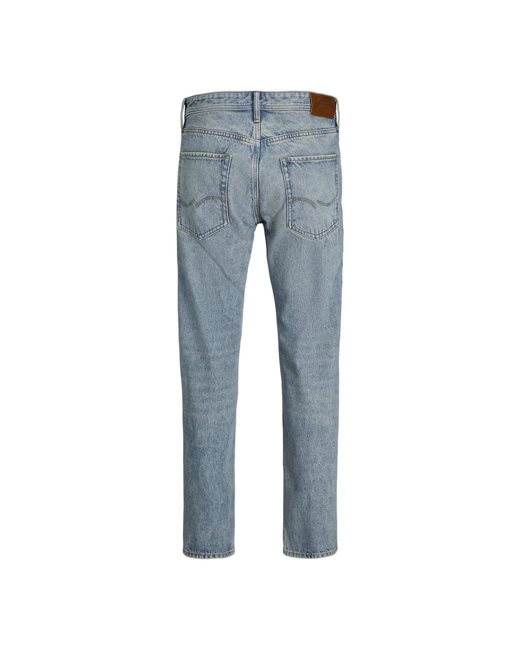 Jack & Jones Blue Chris Jean Straight Leg Jeans for men