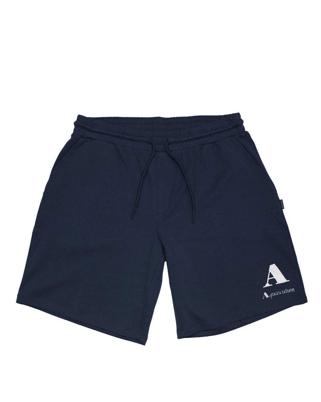 Aquascutum Blue Fleece Jogger Shorts for men