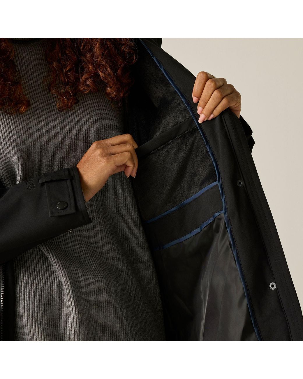 Regatta Black Yasira Waterproof Jacket