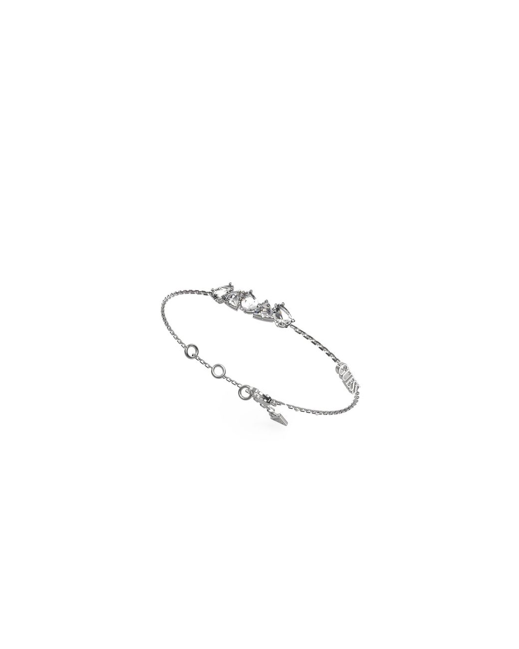 Guess Metallic Wonderlights Stainless Steel Charm Bracelet