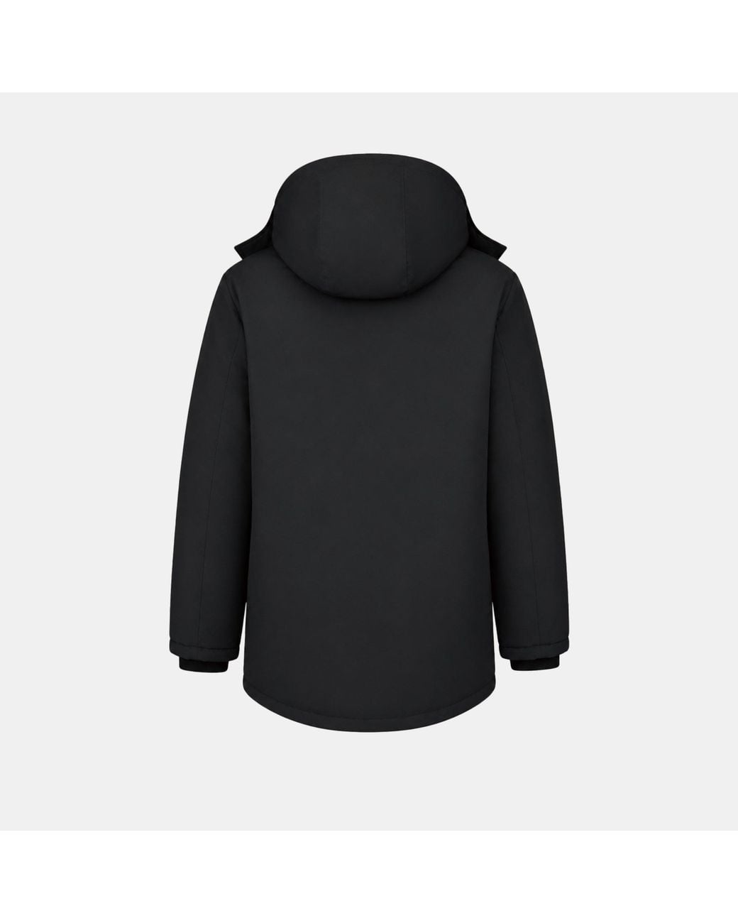 Jack Wills Black Jw Wadded Parka Sn64 for men