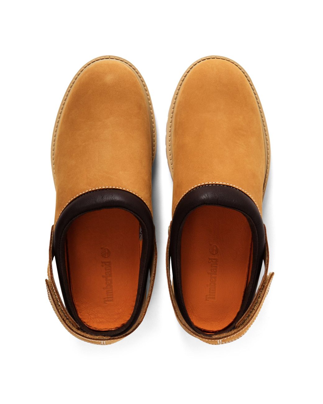 Timberland Brown Leather Clogs