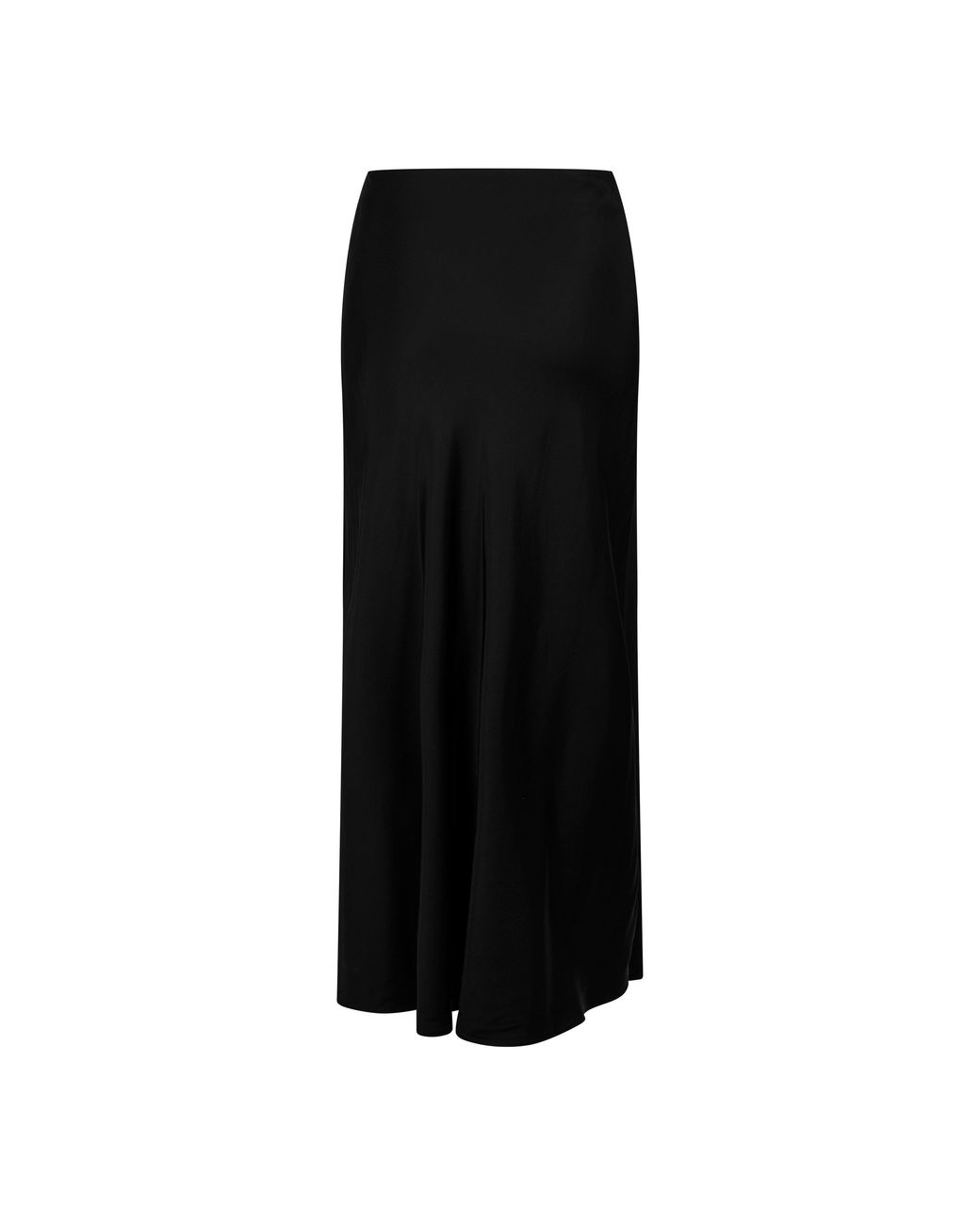 French Connection Black Ennis Slip Maxi Skirt