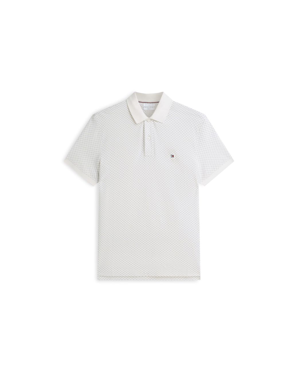 Tommy Hilfiger White Short Sleeve Polo Shirt for men