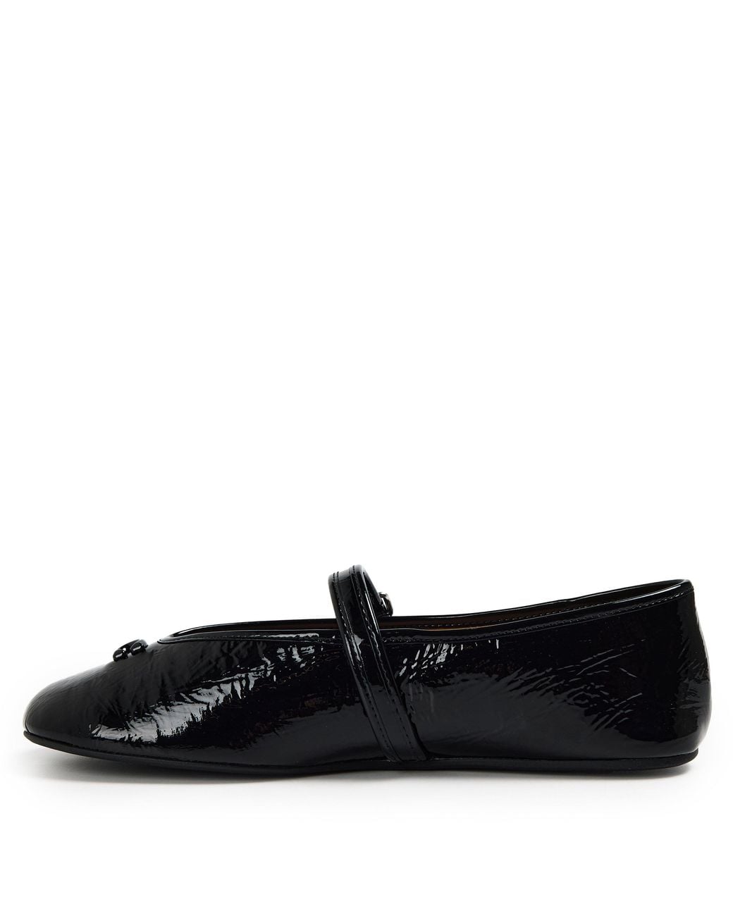 COACH Black Mary Jane Ballet Pumps