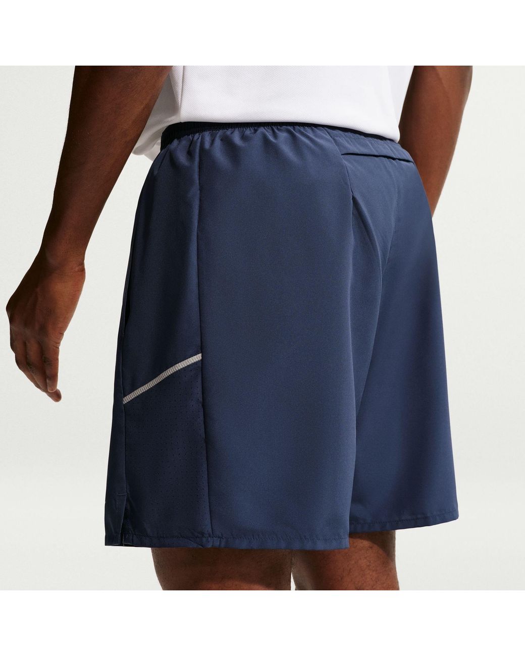 Nike Blue Miler 7 Performance Running Shorts for men