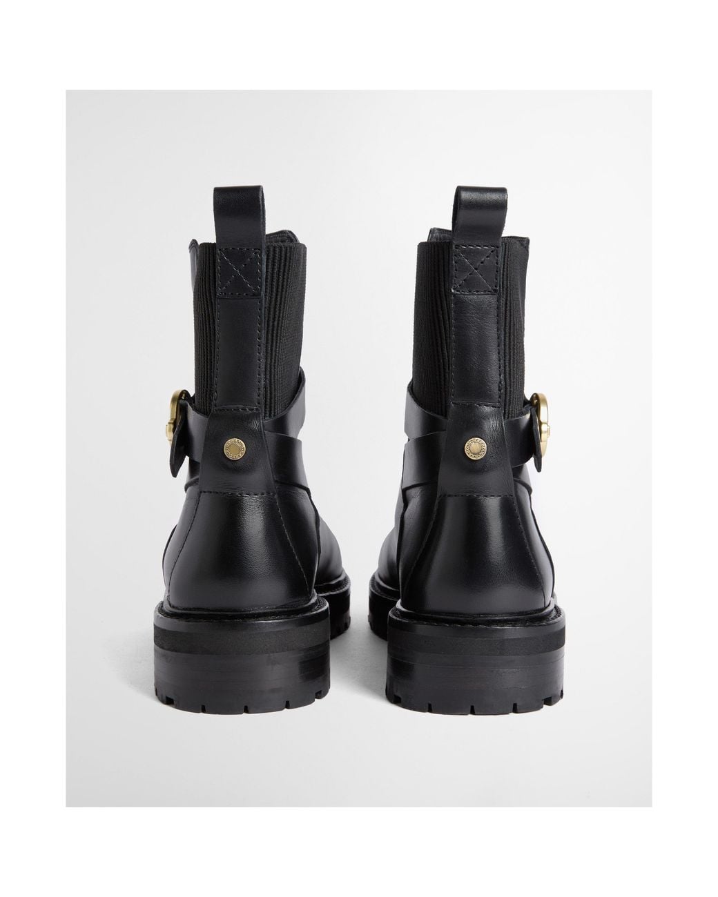 Barbour Black Alexandra Modern Heritage Leather Chelsea Boots