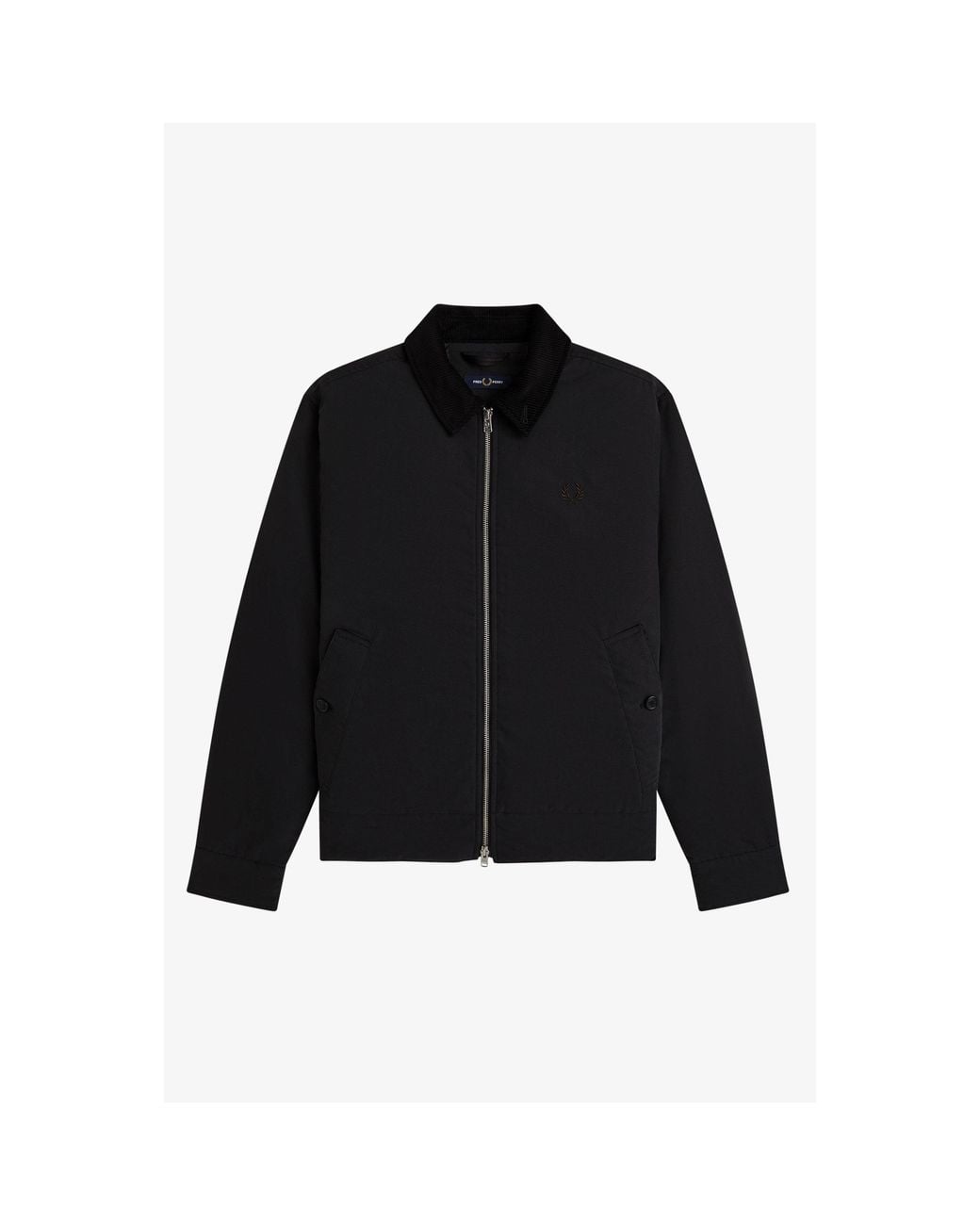 Fred Perry Black Caban Barn Jacket for men