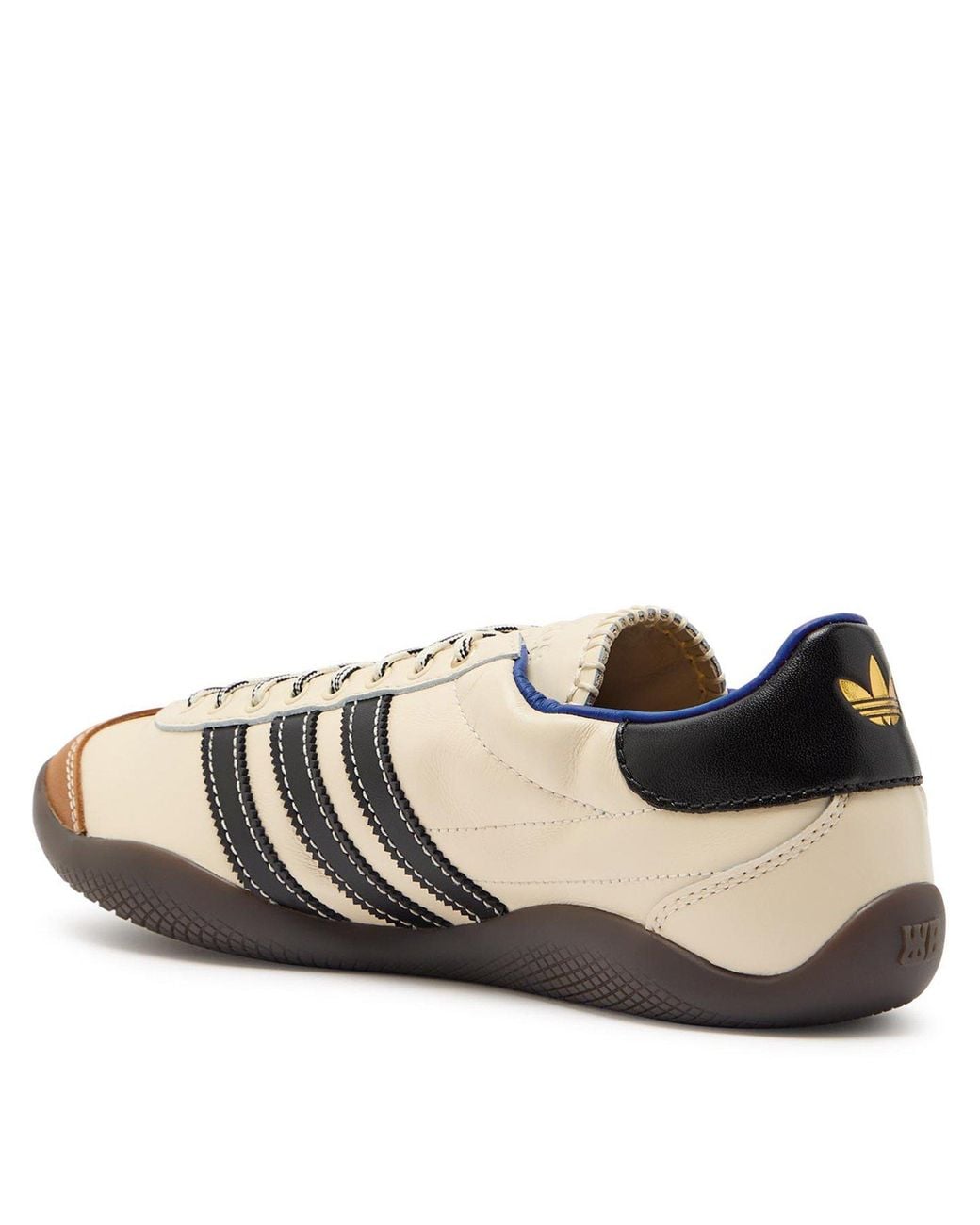 Adidas Originals Brown Karintha Og Leather Low-Top Trainers