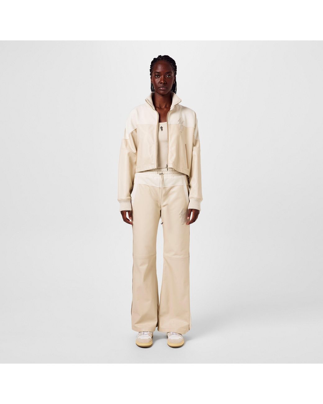 Amiri Natural Stacked Track Trousers