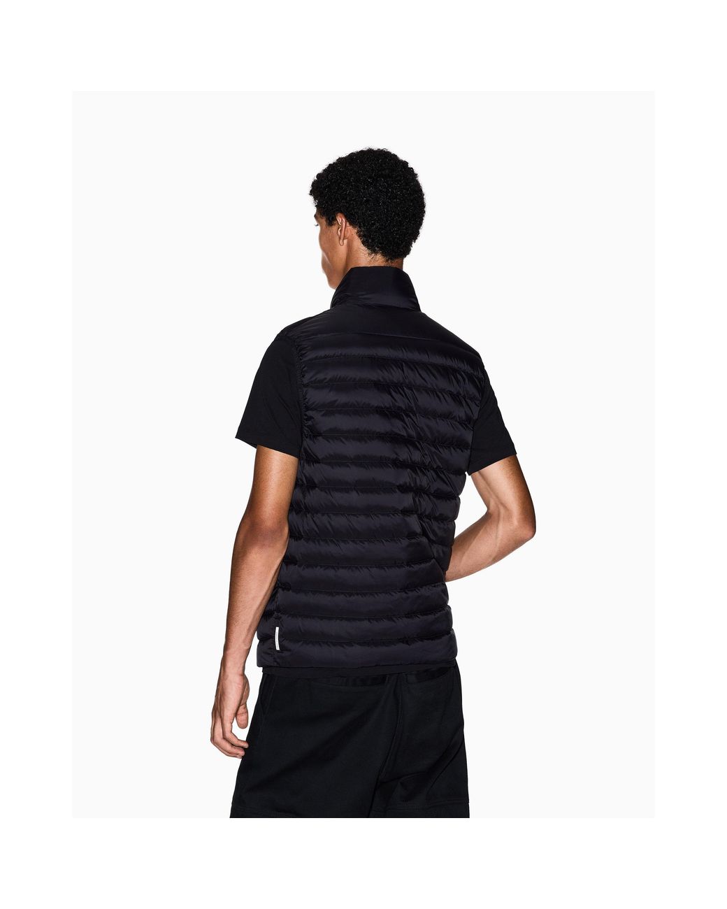 ARMANI EXCHANGE Black Down Gilet for men