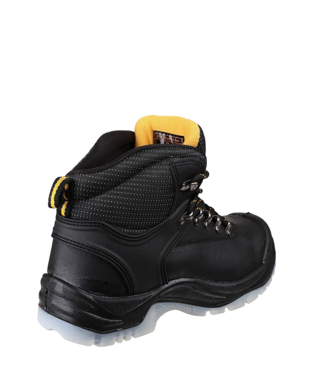 Amblers Safety Black Leather Steel Toe Cap Boots