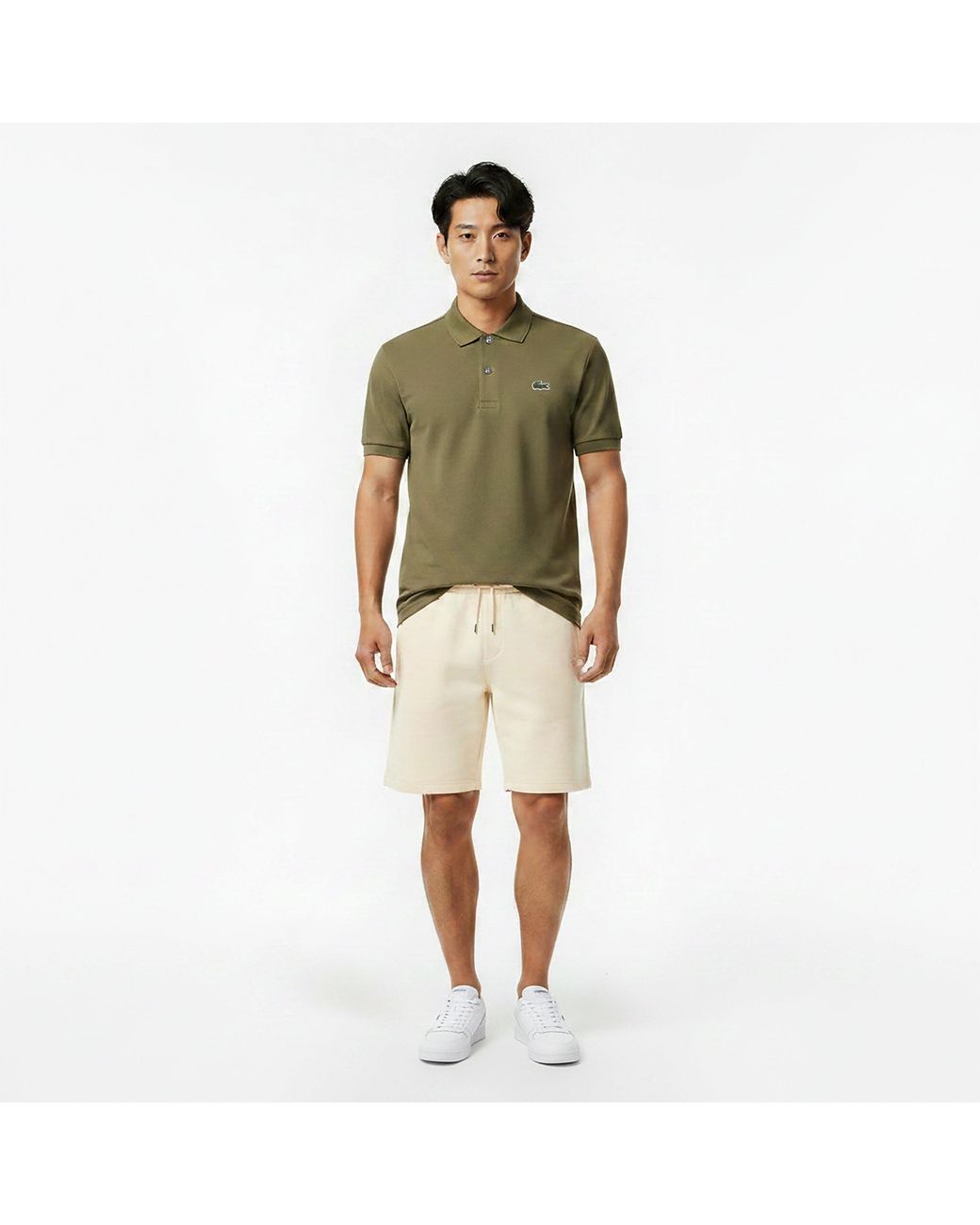 Lacoste Green Classic Short Sleeve Polo Shirt for men