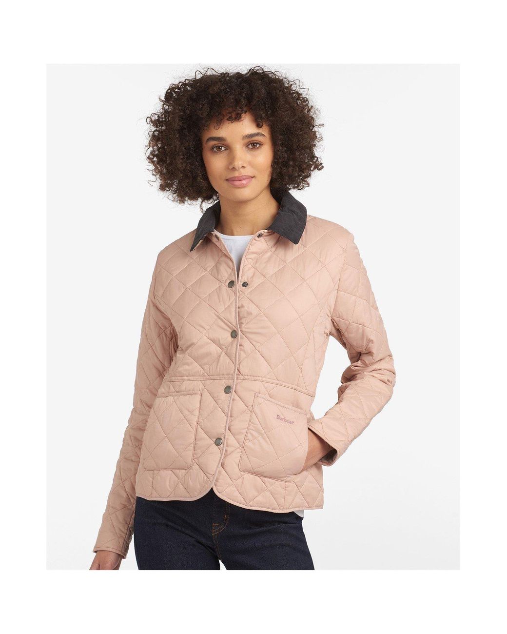 Barbour Pink Deveron Jacket