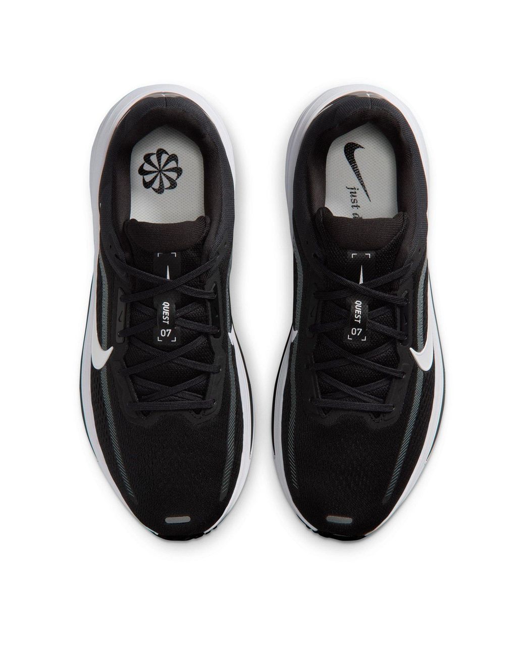 Nike Black Quest 7 Road Running Shoes for men