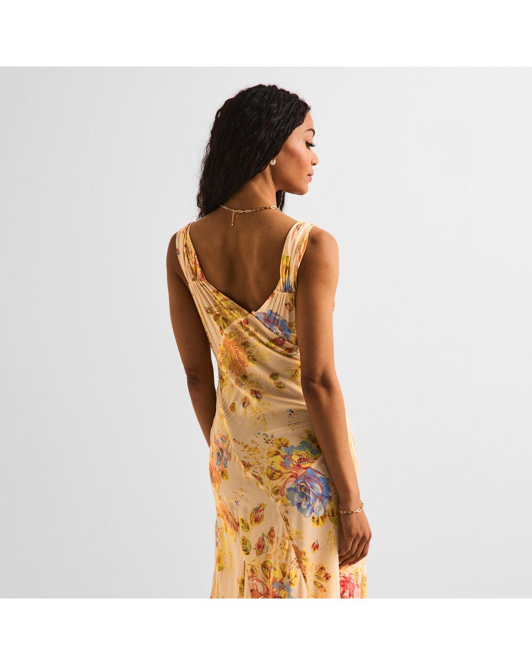 Never Fully Dressed Metallic Sofia Maxi Dress