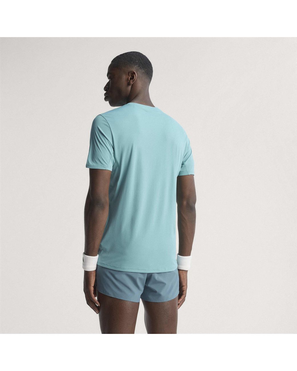 Adidas Blue Adizero Essentials Running T-Shirt for men