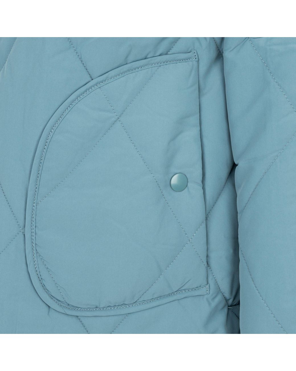 Firetrap Blue Long Sleeve Hip Length Quilted Jacket