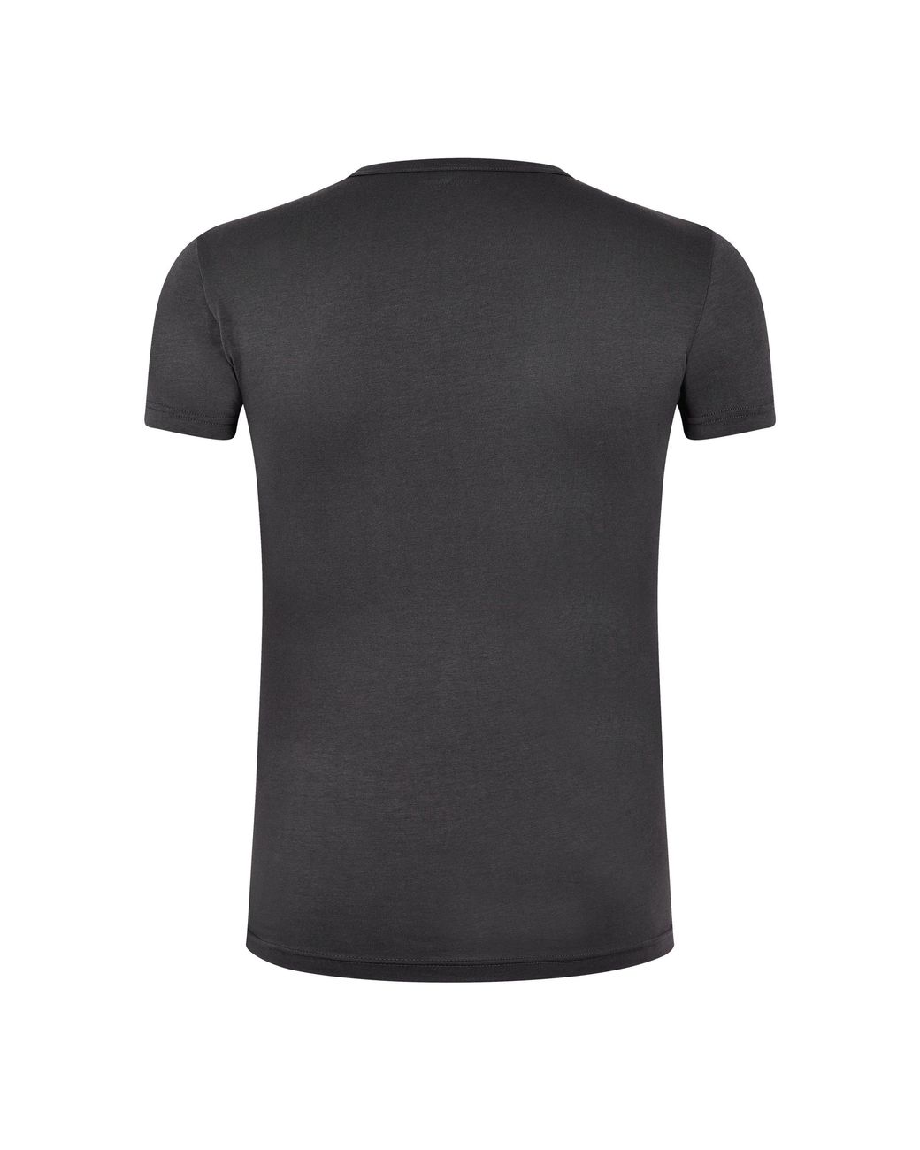 Emporio Armani Black Chest Logo T Shirt for men