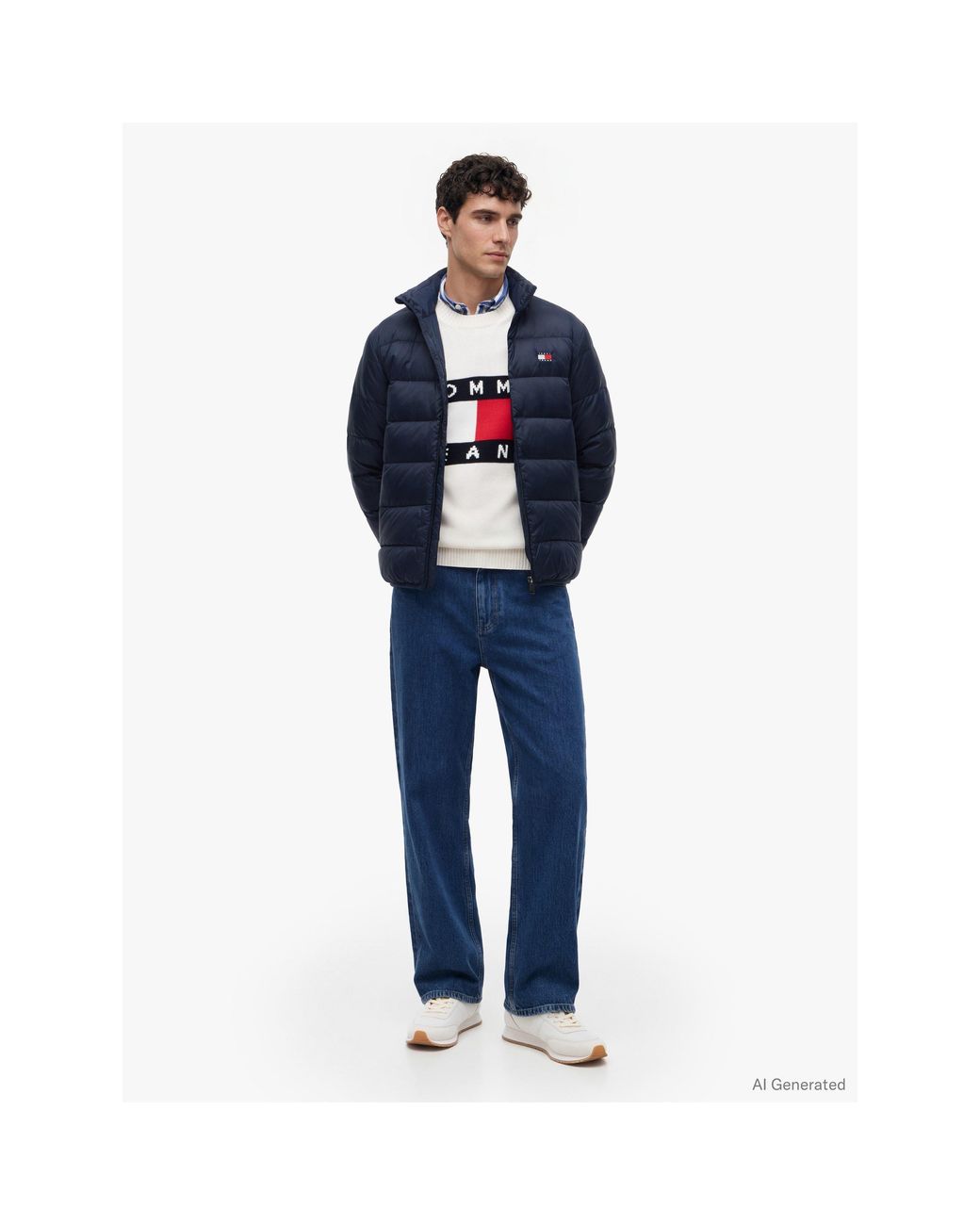 Tommy Hilfiger Blue Packable Down Short-Puffer Jacket for men