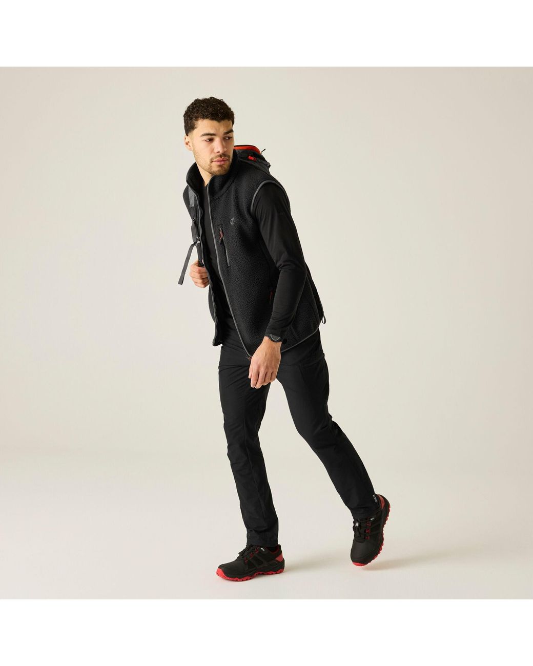 Dare 2b Black Camber Fleece Gilet for men