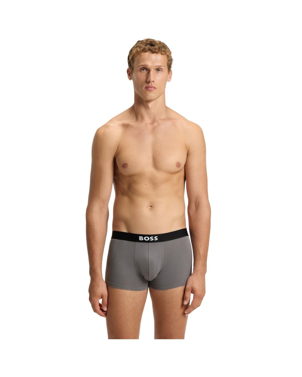 Boss Black 3 Pack Boxers With Logo Waistband for men