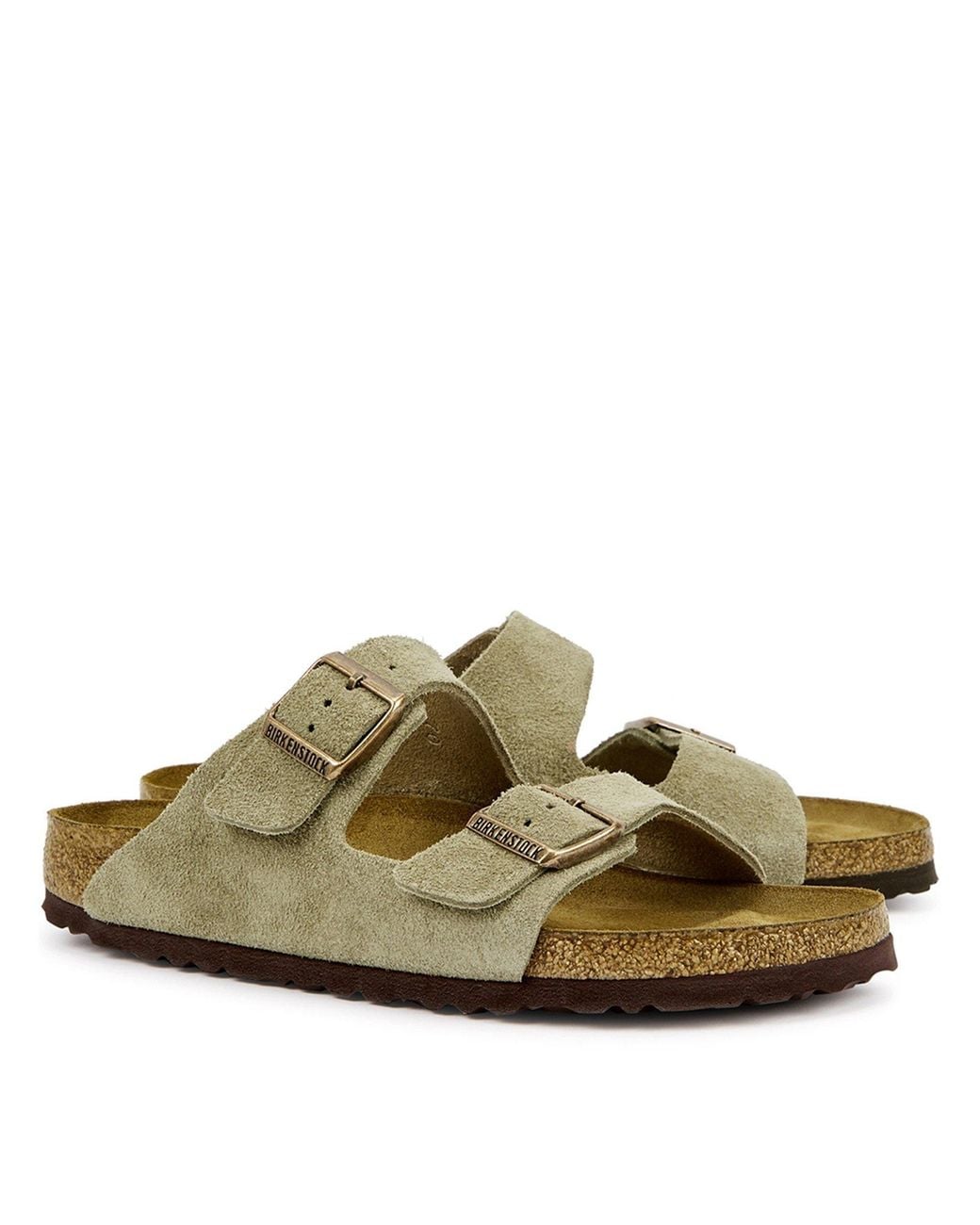 Birkenstock Green Arizona Suede Sandal