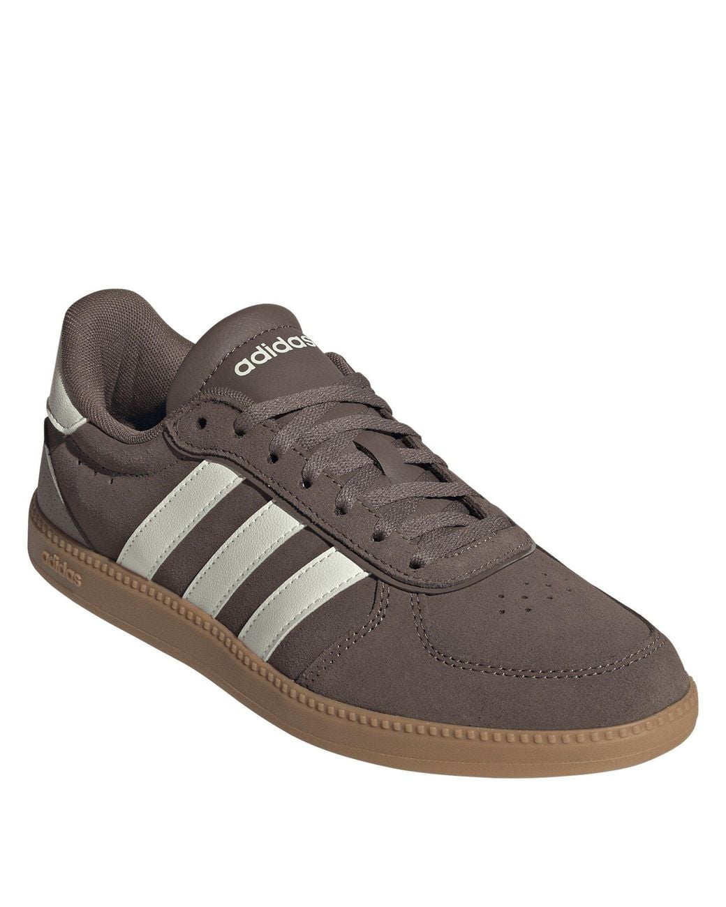 Adidas Brown Breaknet Sleek Suede Shoes