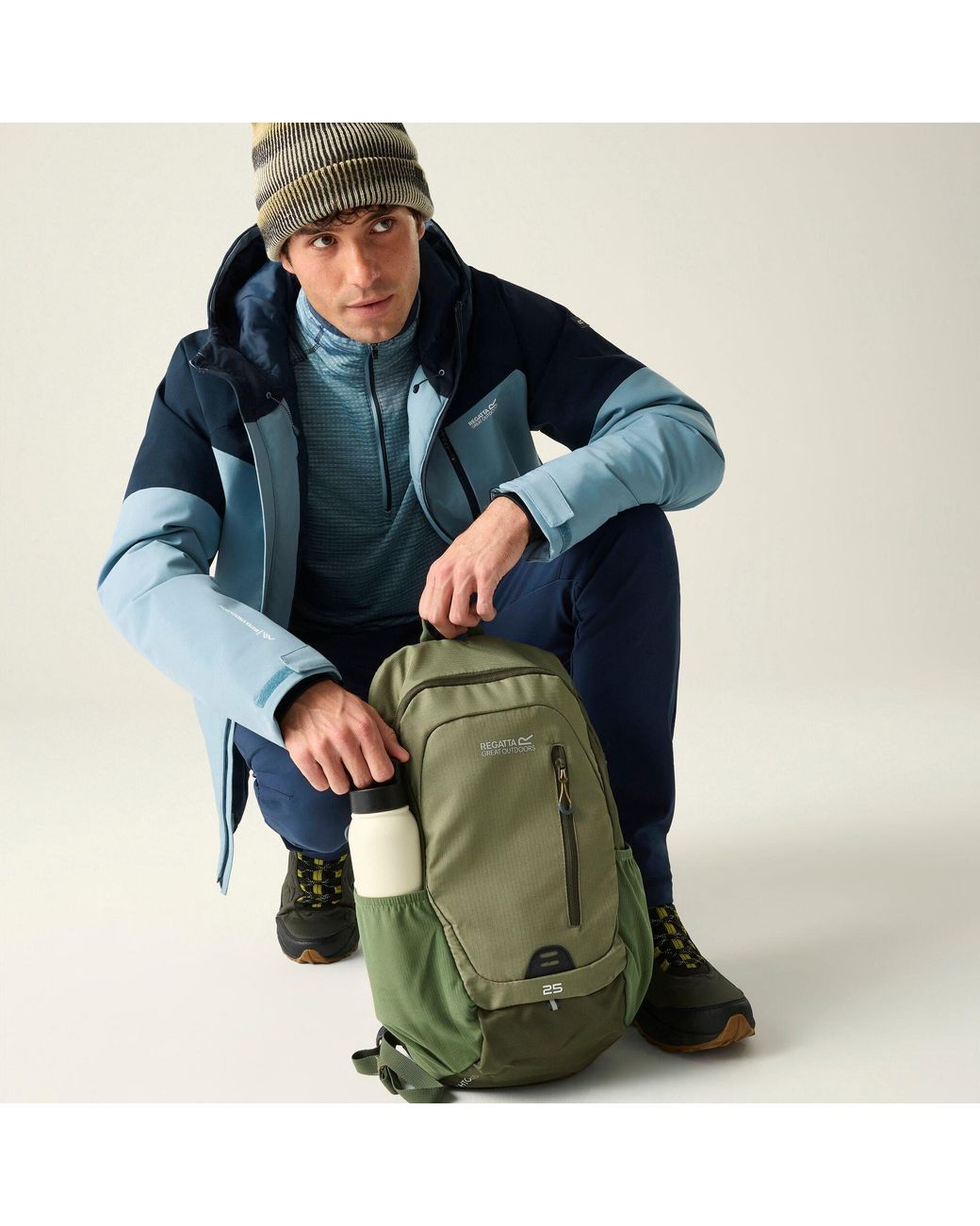 Regatta Blue Highton Stretch Padded Waterproof Jacket for men
