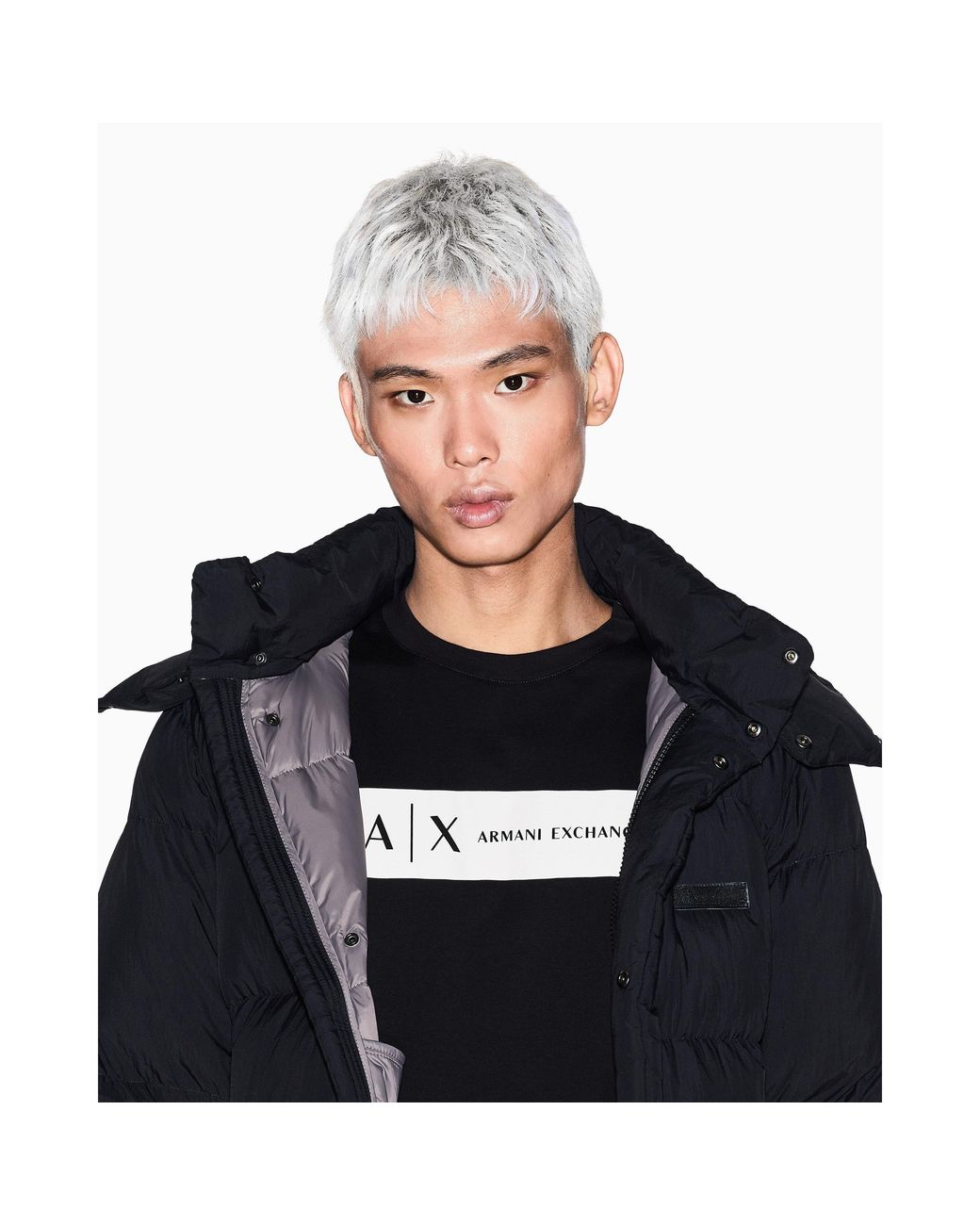 ARMANI EXCHANGE Black T-Shirt for men