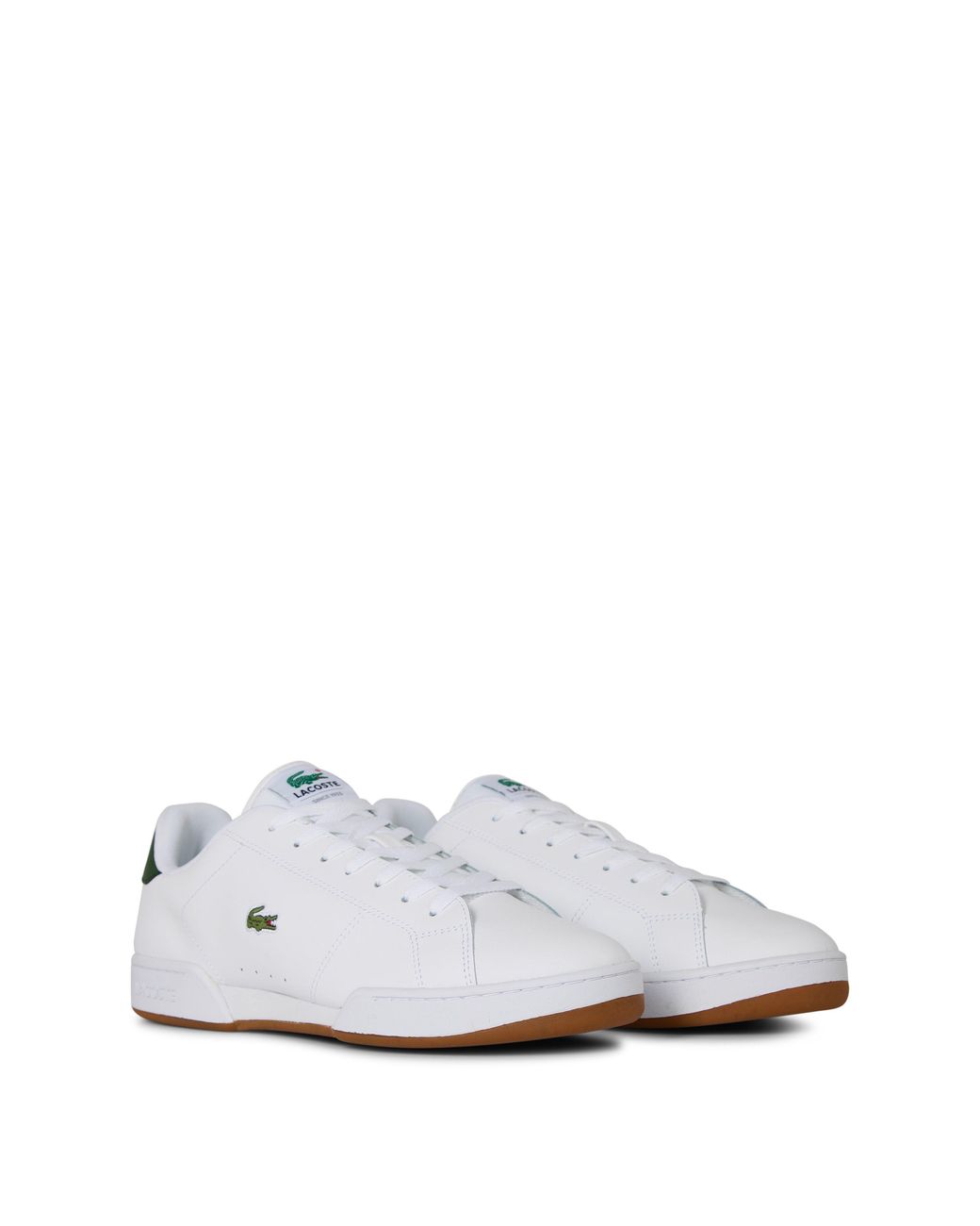 Lacoste White Carnaby Cup Leather Sneakers for men