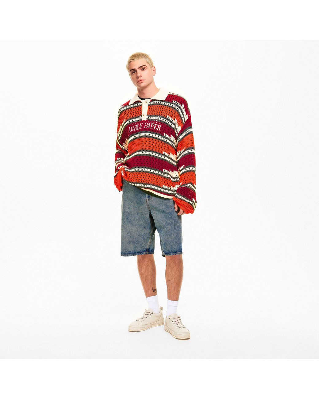 Daily Paper Blue Shield Shorts for men
