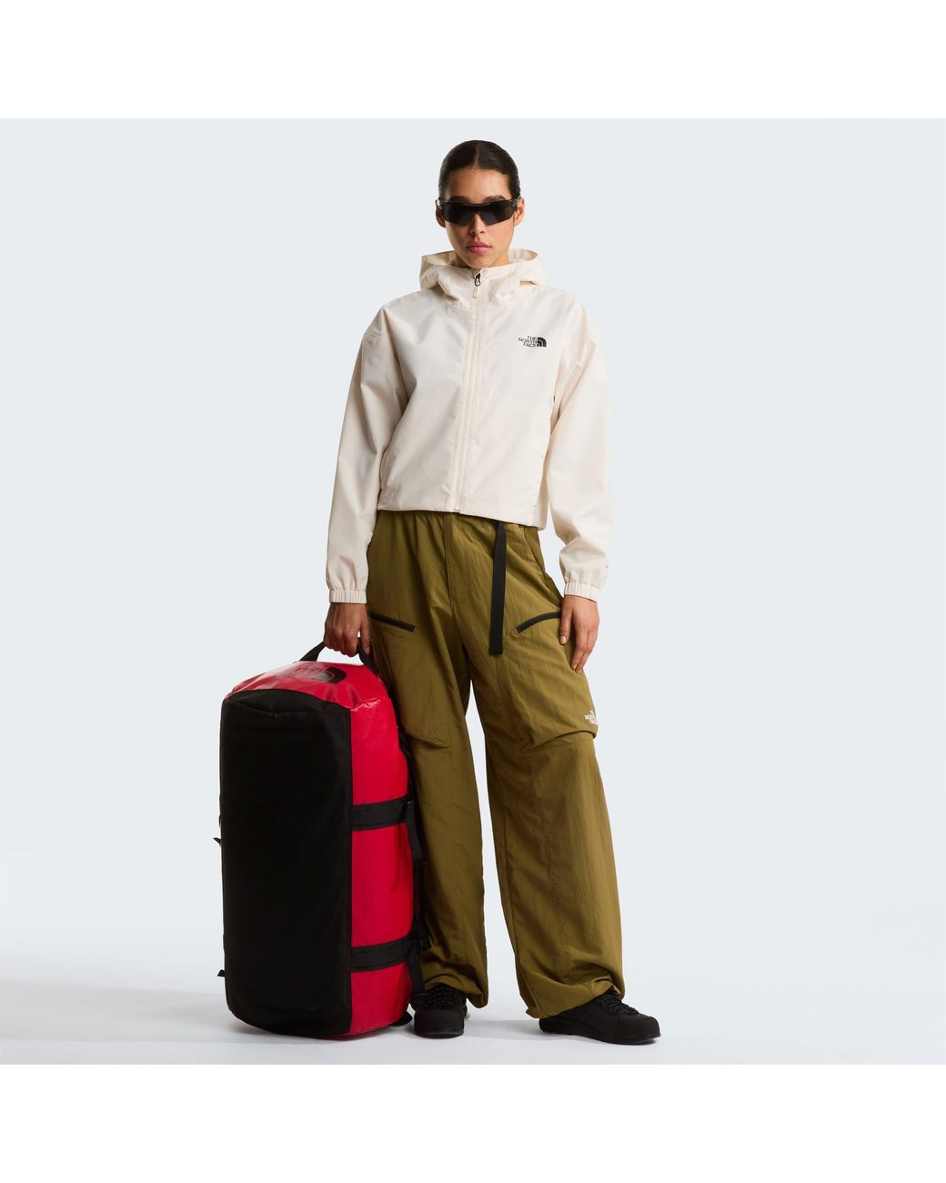 The North Face White Quest Dryvent Mono Cropped Jacket