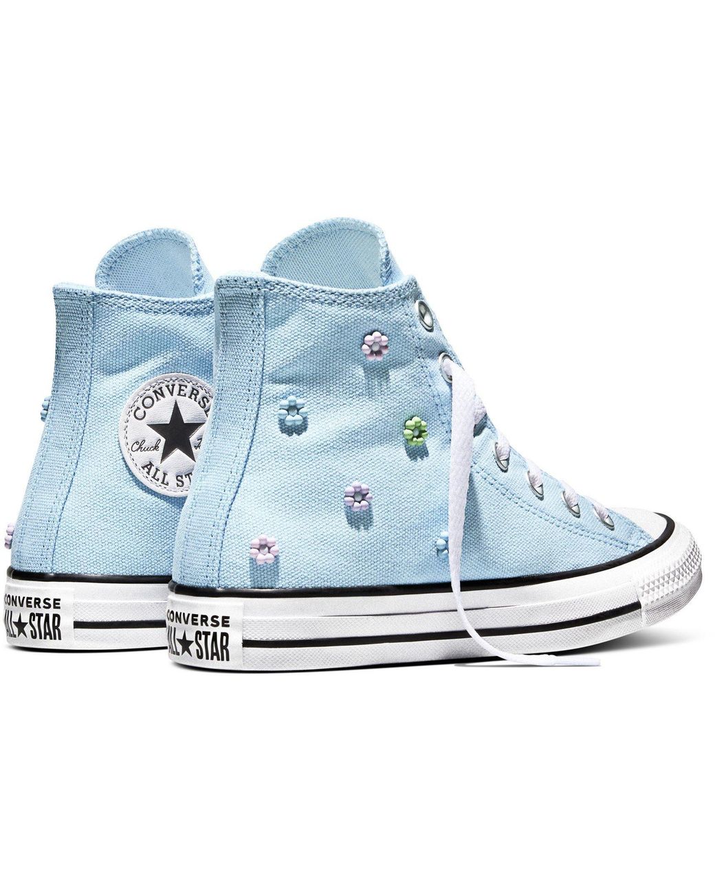 Converse Blue Canvas High-Top Trainers