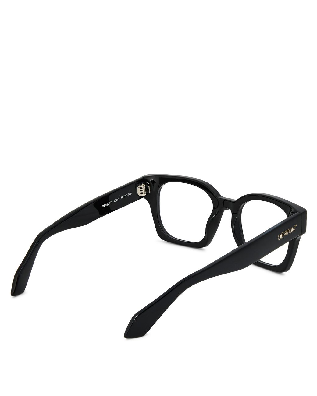 Off-White c/o Virgil Abloh Black 7U Round Sunglasses
