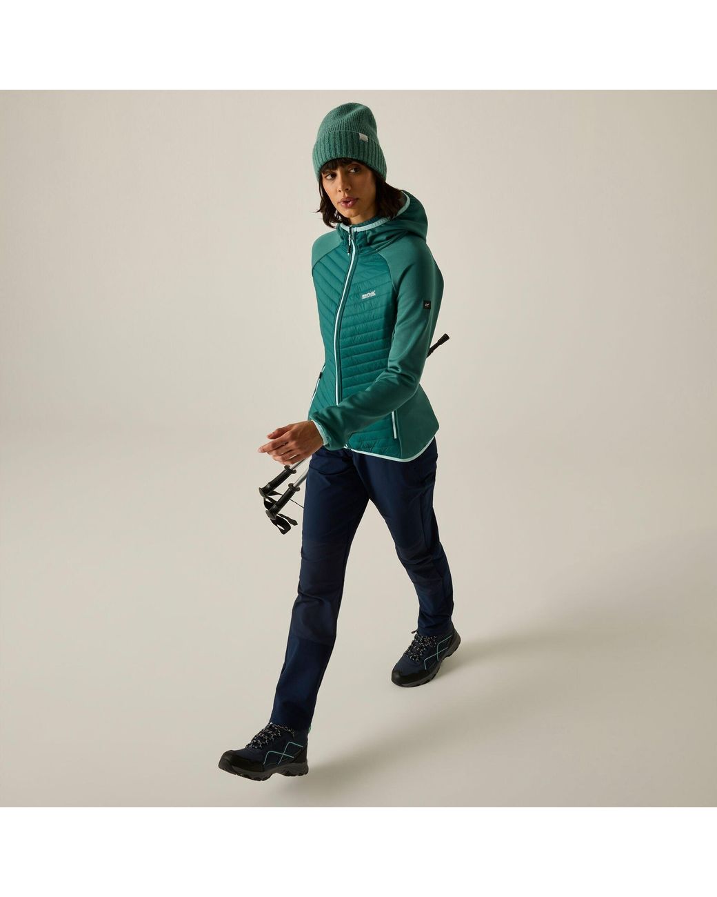 Regatta Green Andreson Hybrid Water-Repellent Jacket