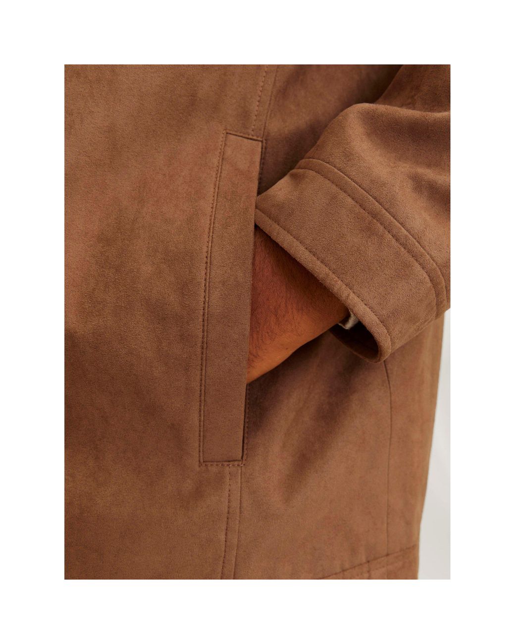 Jack & Jones Brown Jack Dylan Jacket Plus Size for men