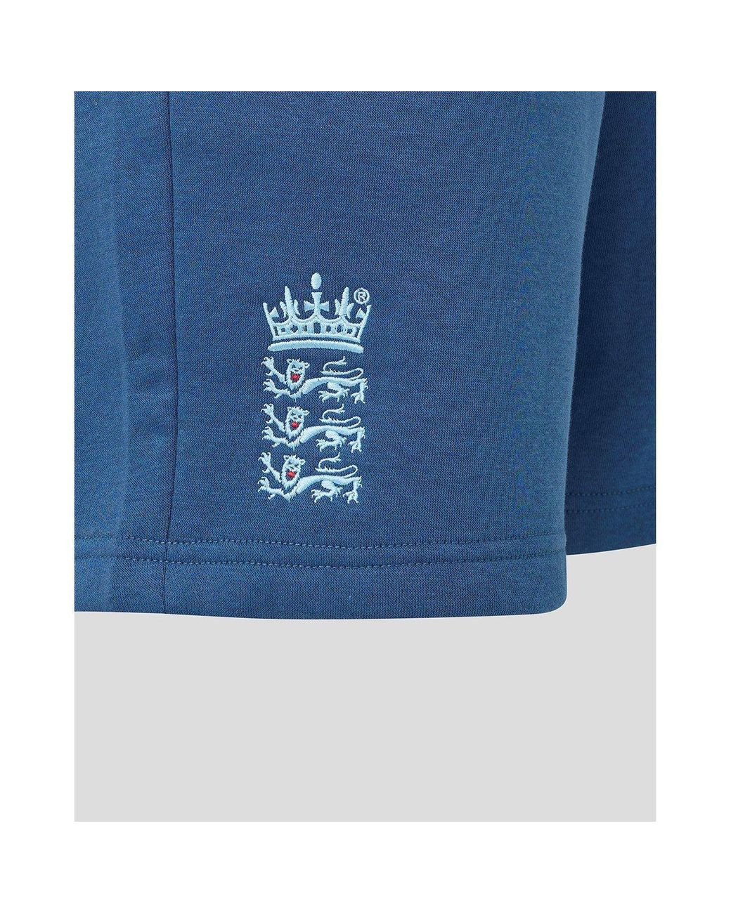 Castore Blue 26/27 England Cricket Performance Shorts for men