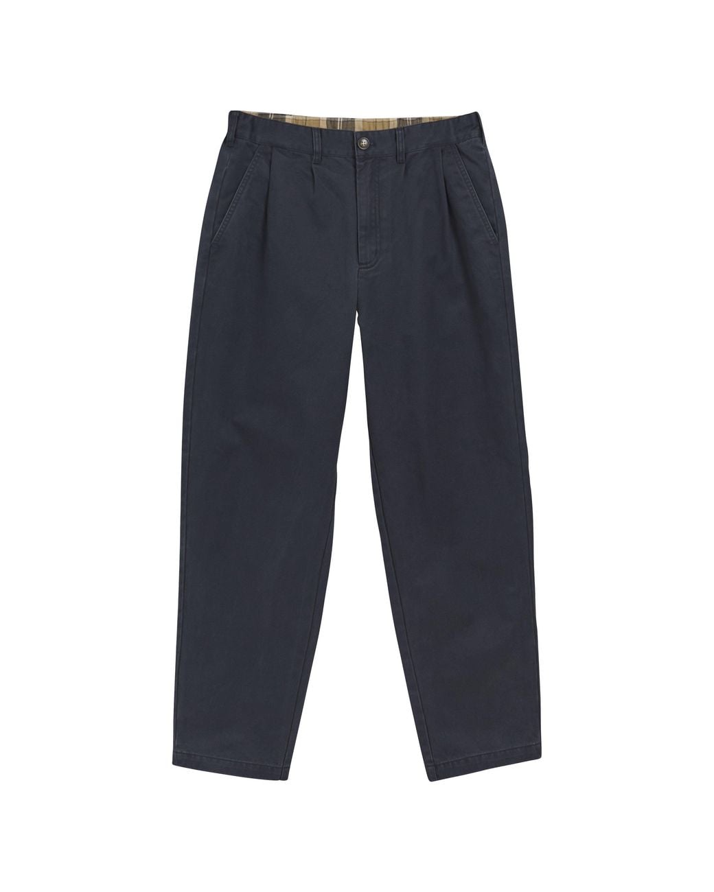 Barbour Blue Yorklane Cotton Slim-Fit Trousers for men