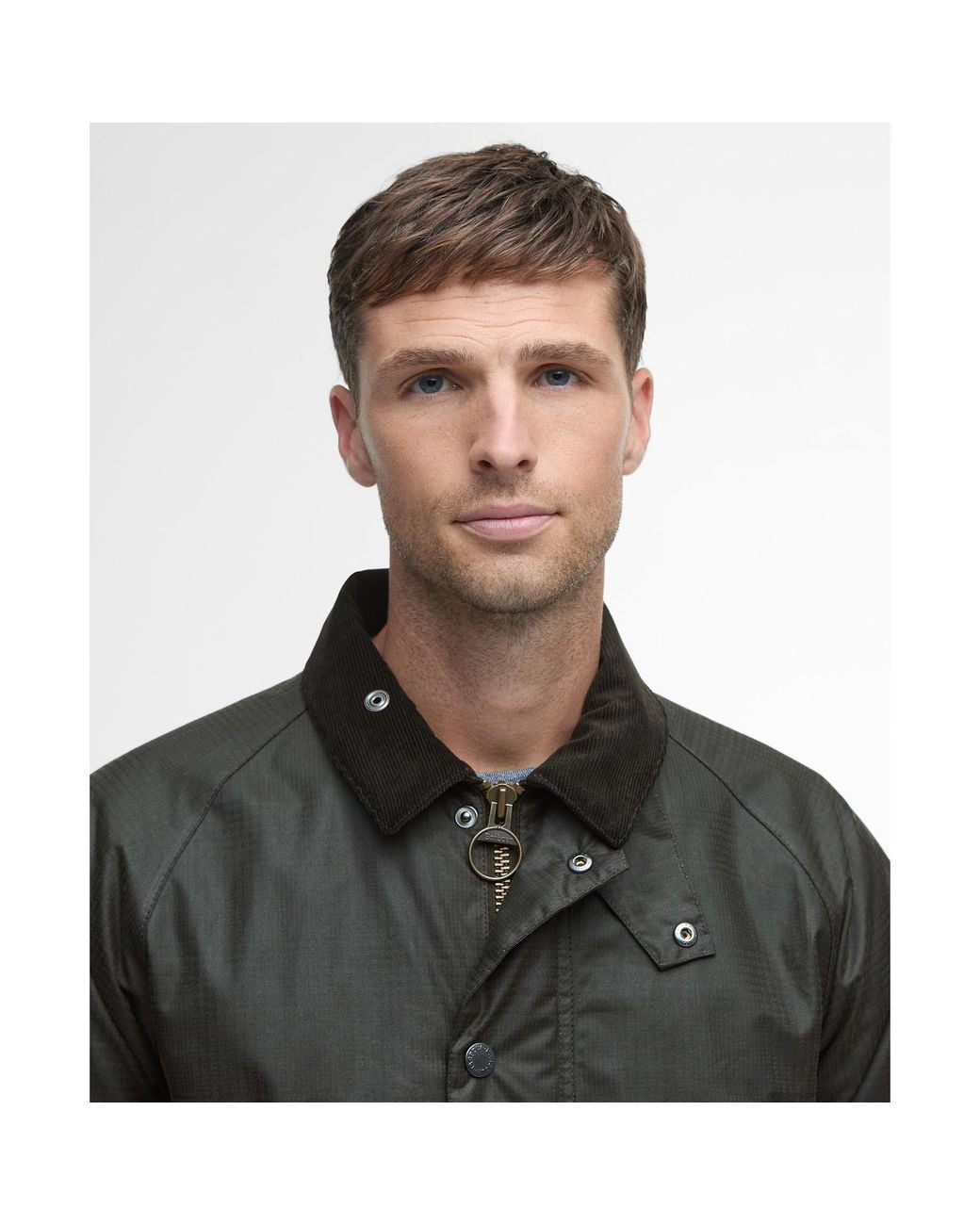 Barbour Black Modern Beaufort Waxed Jacket for men