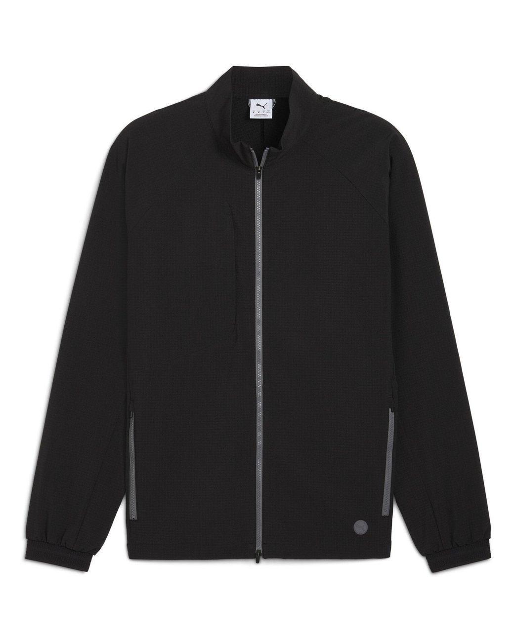 PUMA Black Cypress Softshell Performance Golf Jacket for men