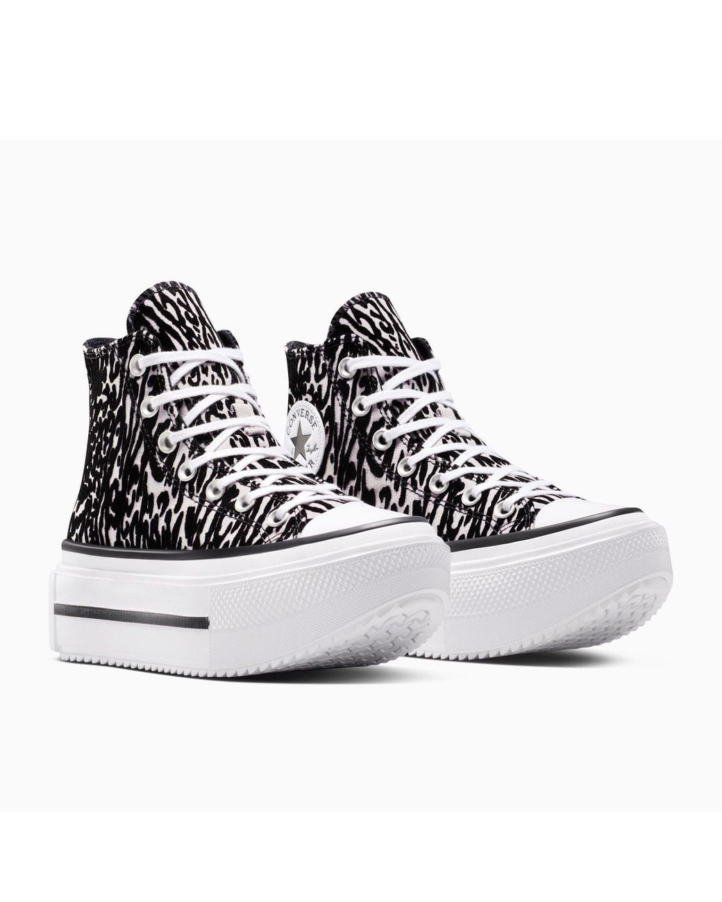 Converse Blue Chuck Taylor All Star Lif Platform Trainers
