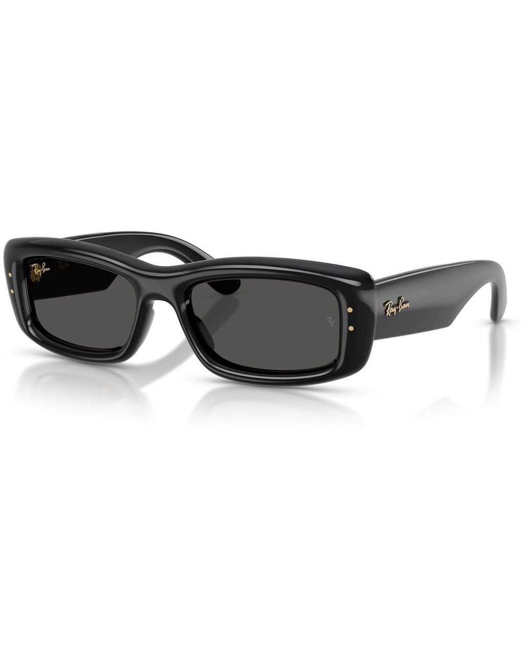 Ray-Ban Black Kiliane Puffer Rectangle Sunglasses