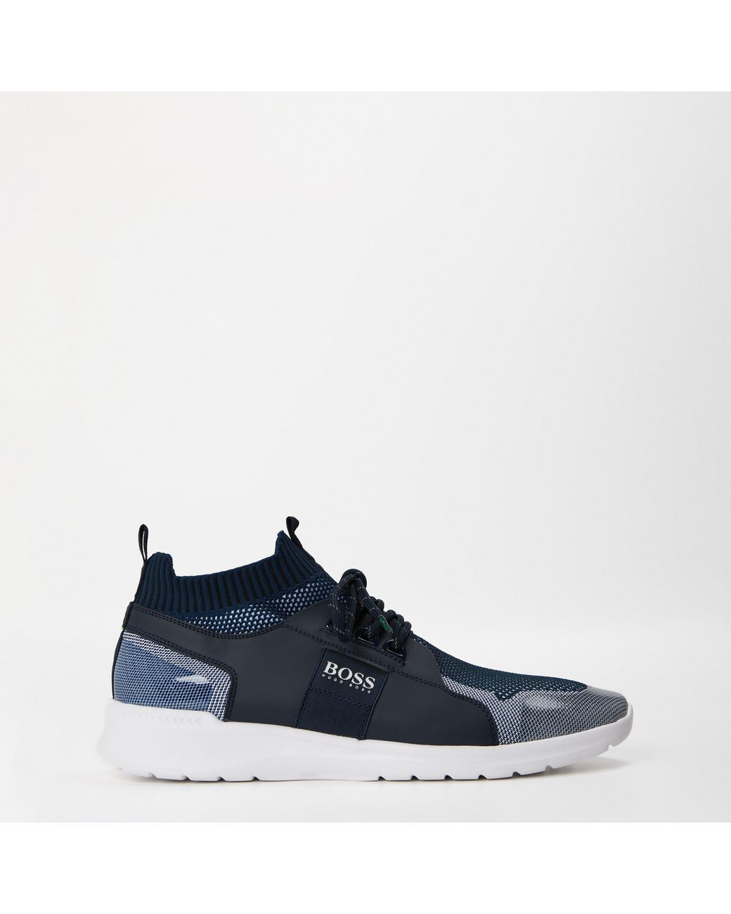 Boss Blue Monk Strap Shoes for men