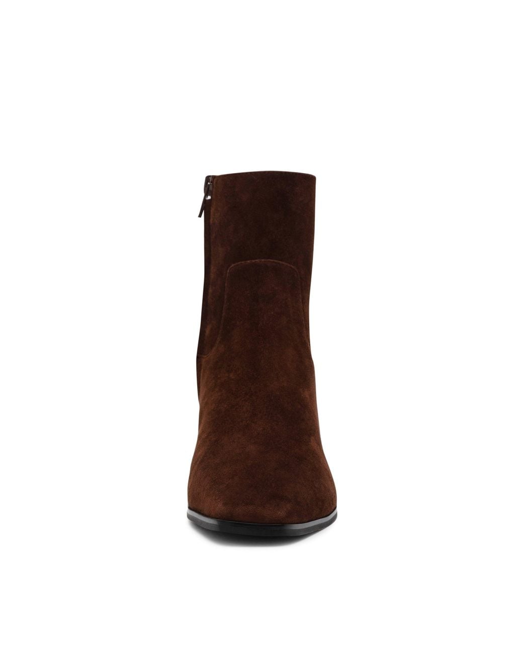Steve Madden Brown Dusty Leather Heeled Ankle Boots