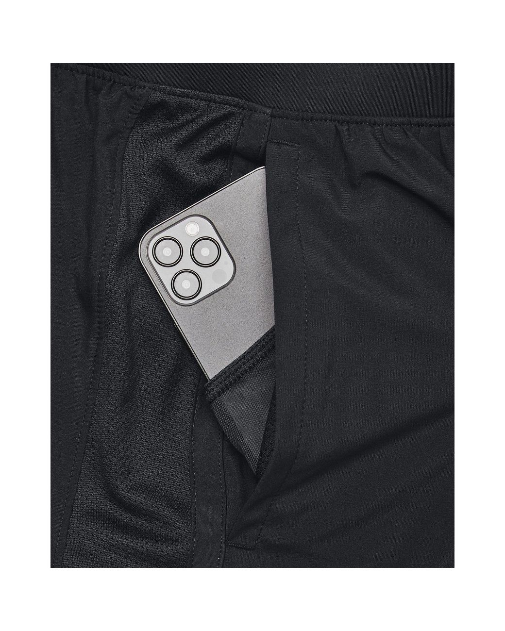 Under Armour Blue Ua Launch 2-In-1 5In Shorts for men