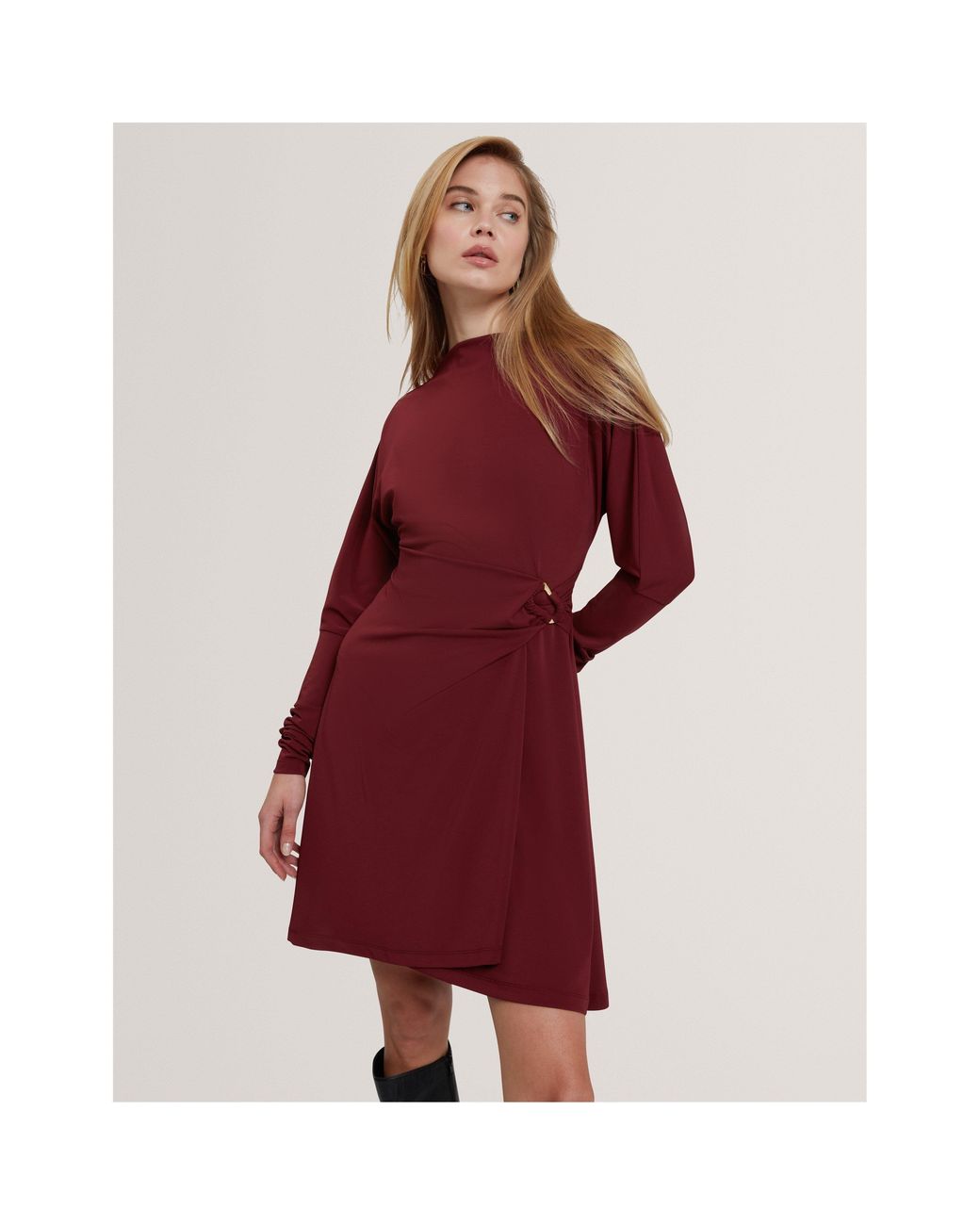 Ted Baker Red Mini Wrap Dress