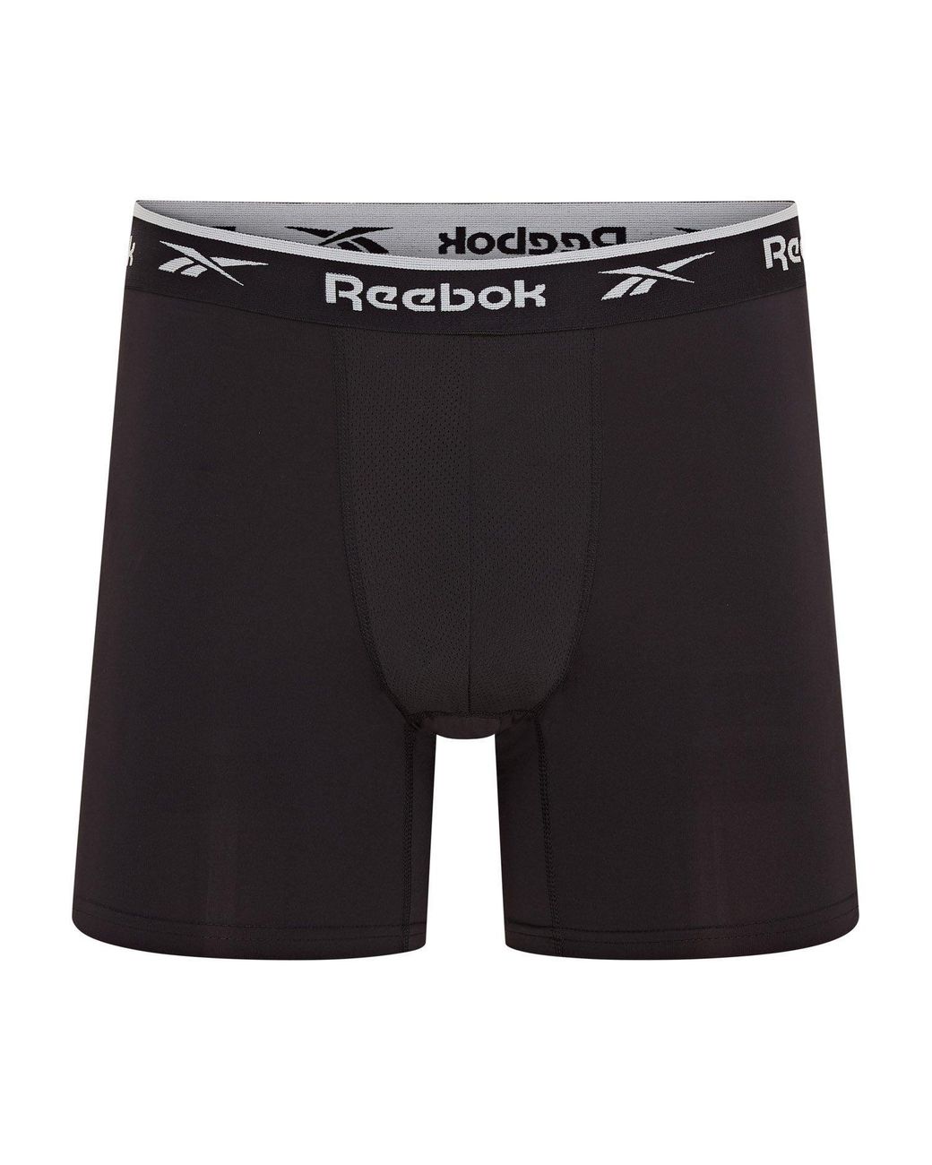 Reebok Gray 3 Pack Performance Boxer Shorts for men