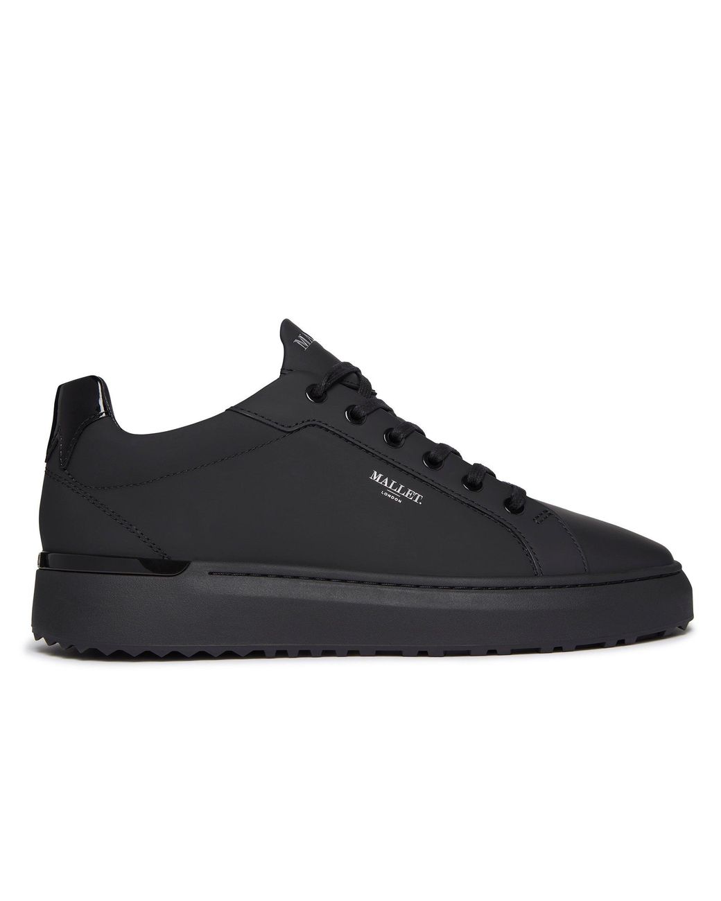 Mallet Black Low Trainers for men
