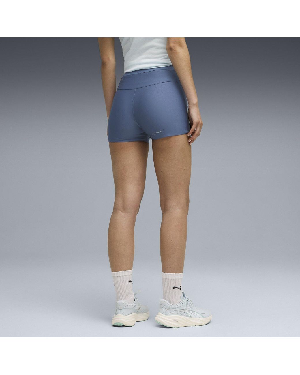 PUMA Blue Raceday Ultraform 3" Short Tight Performance Running Shorts